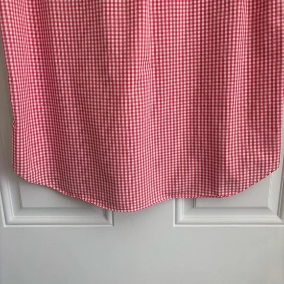 Men’s J. Crew Short Sleeve Gingham Shirt, Size Medium - Picture 9 of 12